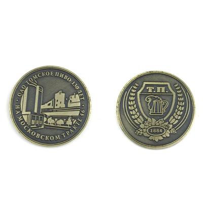 China USA Custom Design Your Own Logo Brass Metal Challenge Coin Cheap Promotional Souvenir Coins for sale