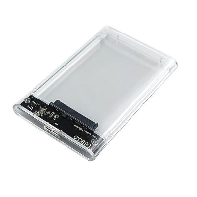 China Hot-swap Socket SSD Enclosure Case USB3.0 HDD Enclosure 2.5 Inch SATA Serial Port SSD Hard Drive Case for sale