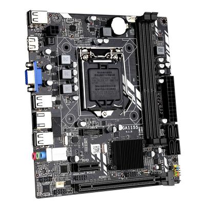 China Wholesale 1155 Gaming PC Placa Mae Lga Motherboard DDR3 Lga Desktop Motherboard 1155 H61 for sale