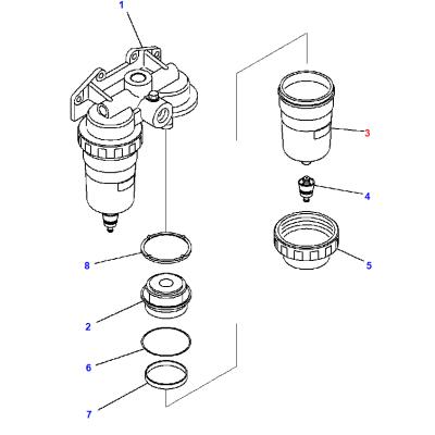 China Machinery Repair Shops Case Assy 600-311-9350 For 6D140 6D170 Construction Machinery Parts for sale