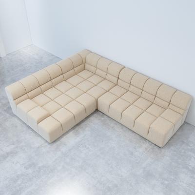 China Time tufty L shape fabric convertible italian original design sofa for sale