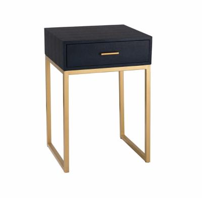 China Sterling wood side table with drawer moden bed side table for sale