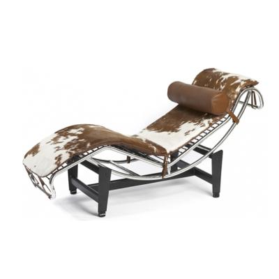 China Convertible Convertible Genuine Cowhide Lounge Chair Modern Classic Reproduction for sale