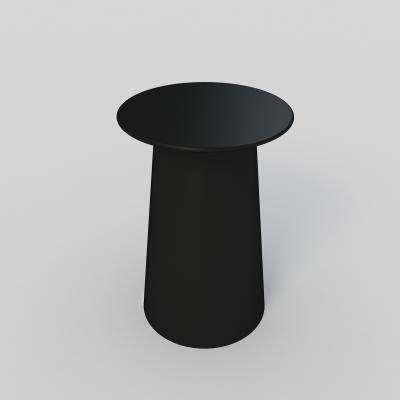 China Bar Convertible Black Metal Plate Table for sale