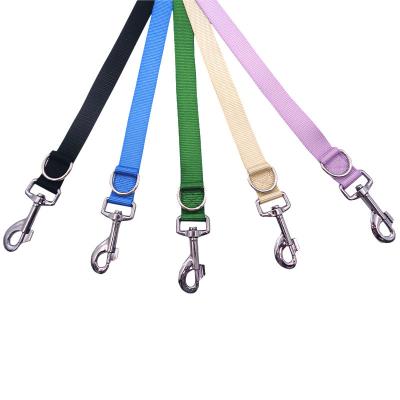 China Cheap stocked made in China wholesale colorful dog leash rope terylene multifunctional portable pet leash for sale