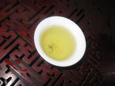 China Healthy High Aroma Organic Flavored Green Tea Third Grade for sale