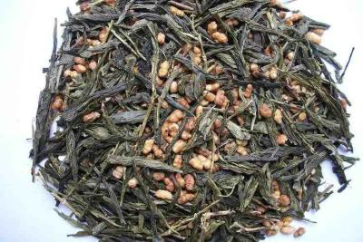 China Té verde de Sencha de Genmaicha rico condimentado/del arroz moreno/del japonés en venta