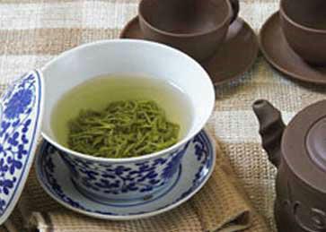 China La montaña Tian MU de Hign sofrió el té verde orgánico del YUN Wu pasajero UE/los E.E.U.U. en venta