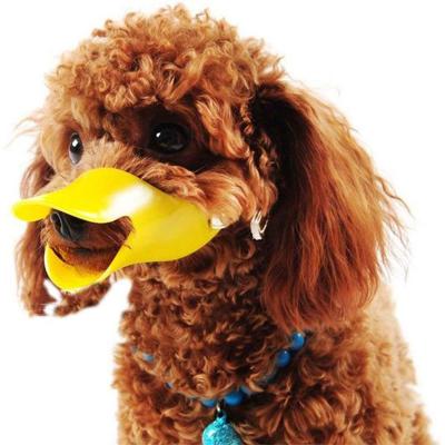 China Viable Stop Anti-Sharp Barking Masks Adjustable Mouth Cover Breathable Dog Puppy Pet Accessories for sale