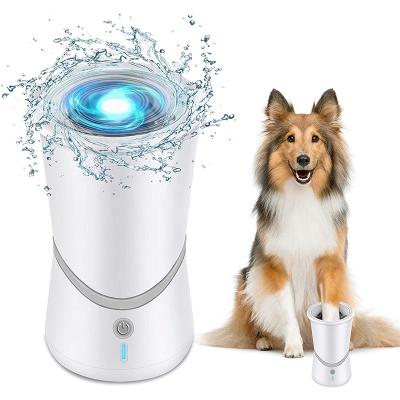 China Usb Stored Automatic Rechargeable Paw Grooming Foot Washing Comfortable Pet Wash Cup Pet Claw Foot Cleaner Seal for sale