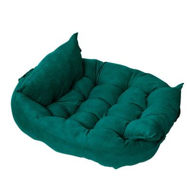 China Ultra Soft Travel Suede Fabric Padding Provides Memory Foam Three Size Puppy Bed for sale