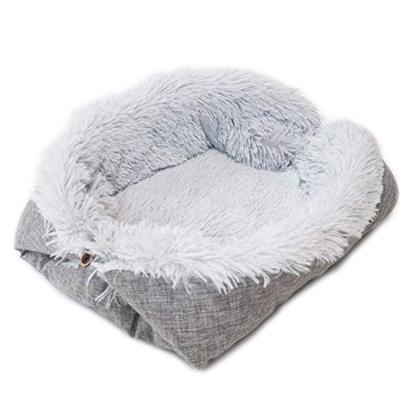 China New Breathable Dog Mattress Soft Plush Cat Blanket Warm Fluffy Deep Dog House Cat Bed for sale