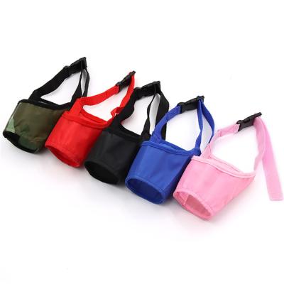 China High Quality Durable Nylon Fabric Viable Sharp Adjustable Anti Barking Straps Gas Fascia Masks For Dogs for sale