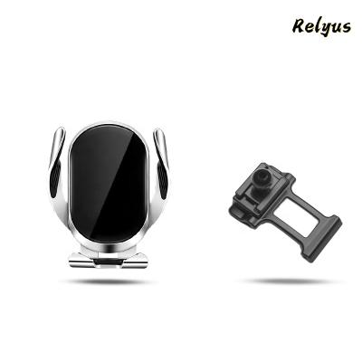 China 360 Degree Rotation Adjustable Car Charger Wireless Car Mobile Phone Holder Mounts Holder Bracket For Nissan Kicks 2017 2018 2019 2020 2021 Accessories for sale