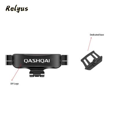 China Universal Gravity Car Cell Phone Holder Vent Outlet Mount Gps Stand Bracket Dash Cell Phone Holder For Nissan Qashqai Accessories for sale