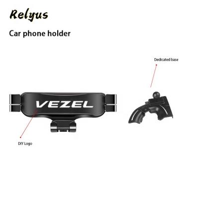 China Universal Gravity Car Cell Phone Holder Air Vent Outlet Mount Gps Stand Bracket Dash Cell Phone Holder For Honda Vezel Accessories for sale