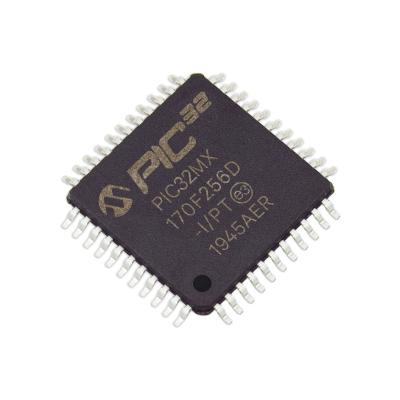 China New original electronic components IC PIC32MX170F256D-I/PT 40MHz integrated circuit of PIC32MX170F256D-I/PT for sale