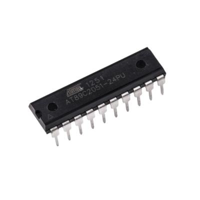 China Original New AT89C2051-24PU Microcontroller IC Components Electronic Integrated Circuits AT89C2051-24PU 24MHz for sale