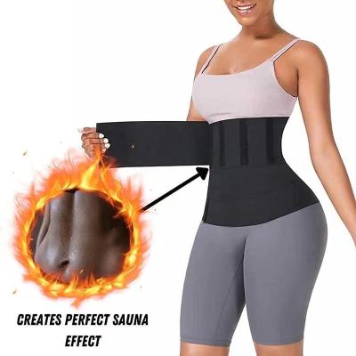 China Tummy Control Sports Workout Body Shaper Antibacterial Black Sweat Bands Waist Trimmers for sale