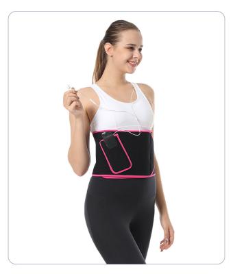 China Latex Workout Body Shaper Antibacterial Black Sweat Bands Waist Trimmers Belt For Women for sale