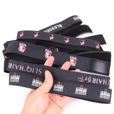 China Recyclable Custom Logo Adjustable Hair Wrap Slayer Headband Wig Grip Elastic Wigs Edges Melt Tape Lace Wig Band for sale