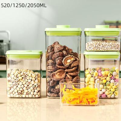 China Kitchen Hot Food Freshness Preservation Sale Storage Container Food Noodle Seal Storage Bins Capacity Airtight Plastic Dry Box Sets for sale