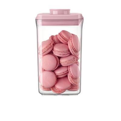 China Freshness Keeping Food Storage Containers Kitchen Organization Airtight Canisters with Airtight Lids for Cereal Flour and Sugar Keeping Containers for sale