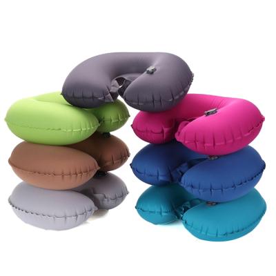 China Magnetic Soft Memory Foam Cervical Particles Rest Travel U Shape Neck Pillow for sale