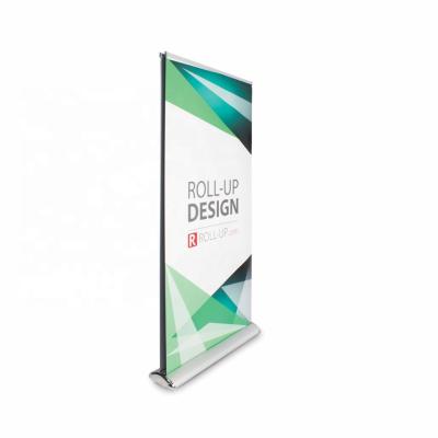 China Retractable Portable Cheap Promotional Roll Up Double Sided Luxury Roll Up Banner for sale