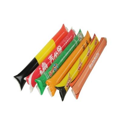 China Promotional Colorful Square PE Clamshell Sticks Inflatable Cheering Sticks for sale