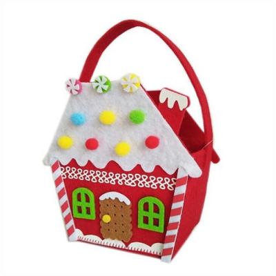 China Factory Wholesale Christmas Ornaments Disposable Eco-Friendly Felt Candy Bag Children's Gift Gift Bag for sale