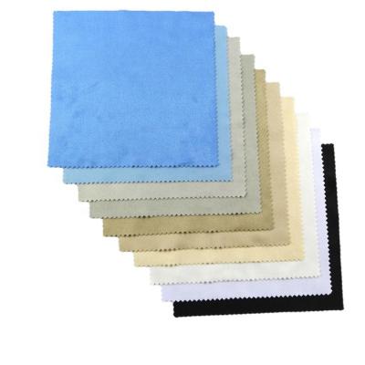 China Best Selling Anti Fog Cloth Eco-friendly Natural Microfiber Suede Anti Fog Glass Cleaning Cloth Custom Logo for sale