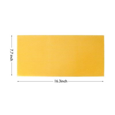 China Grows Cheap Price Honey Comb Beeswax Base Natural Yellow Sheet for sale