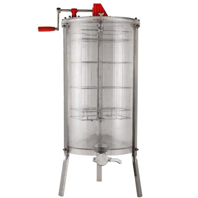 China Speed ​​Cut Honey Harvesting 2 Frame Acrylic Clear Manual Honey Extractor For Presentation for sale