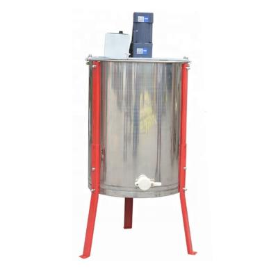 China Stainless Steel 3 Frames Electric Honey Harvester 304 Electric Honey Extractor With Bottom Honey Door for sale