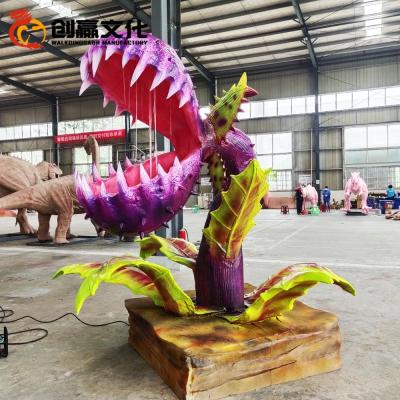 China Steel + High Density Foam Rustproof Realistic Robotic Corpse Flower In Customized Shape In Movie Studio for sale