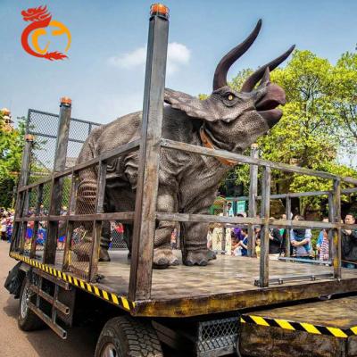 China Jurassic Park Stainless Steel Dinosaur Costume For Around The Truck Show for sale