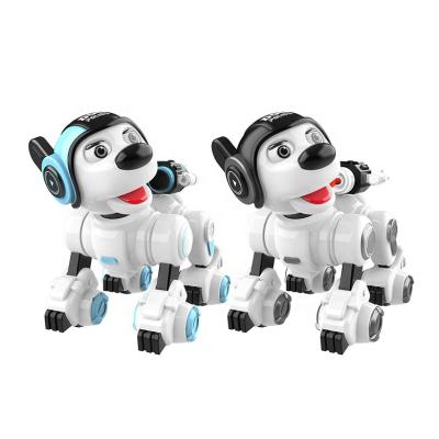 China Head will look left and right control robot dog rc robot intelligent interactive sensing programmable toy with singing dancing shooting ball for sale