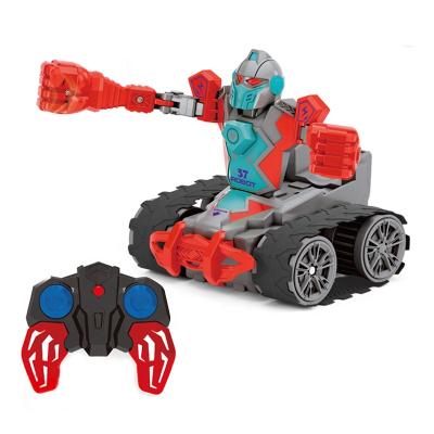 China Hot Selling Eco-friendly Toys 2.4G Radio Robot Battle Party Game Interactive Toy Amazon Training Boxing Fighting Robots Eco-Friendly RC Control Toys for sale