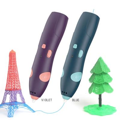 China Newest Eco-friendly Material Wireless 3D Printing Drawing Pen Printer Kids Toy with Low Temperature Safe Multi Color Filament for Creativity Toy for sale