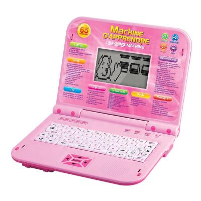 China With Large Screen 65 Functions English And French Kids Smart Laptop Computer Learning Teaching Machine Toy For Children for sale