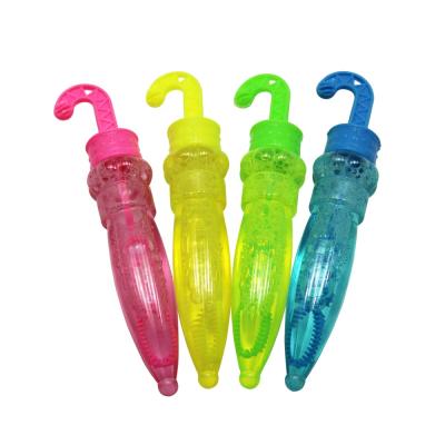 China Mini Bubble Umbrella Lovely Cartoon Stick Promotional Bubble Toy Cheap Gift Summer Toy For Kids for sale