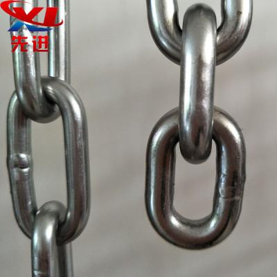 China 26x92 Stainless Steel Lifting High Quality High Strength High Temperature, Decorative, Felling Chain Round Link Chain For Sale for sale