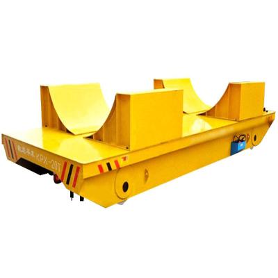 China Workshop Rail Type Flat Cart Twin Track Steel Die Transfer Cart Self-Propelled Flat Cart Te koop