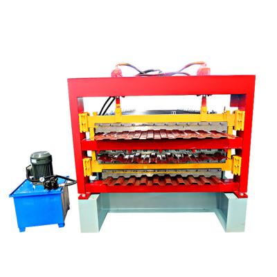 China Double Layer Rollformer Ibr Sheet Roll Forming Machine Price for sale