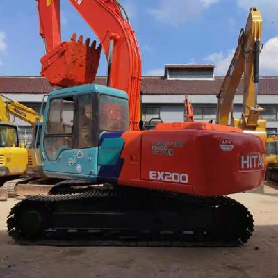 China Gebruikt Japans merk Hitachii ex120-3 200 12 ton 15 ton 20 van het Kruippakjeton graafwerktuig Te koop