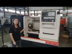 CNC Lathe CK6136 CK6150 CK6166 CNC Metal Turning Flat Bed