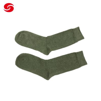 China                                  Comfortable Customized Army Green Breathable Military Outdoor Army Police Men Sock              for sale