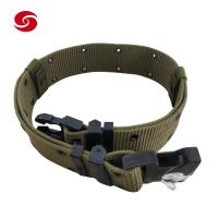 China Correa de las correas del ejército de la correa de Olive Green Nylon Military Tactical con POM Buckle en venta