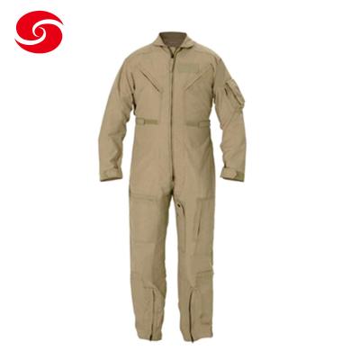 China Pilot-Coverall Military Outdoor-Ausrüstungs-Breathable kakifarbige feuerbeständige Flugsicherheit zu verkaufen